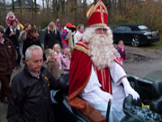 Deze foto van Sinterklaas in onze wijk heb ik gemaakt